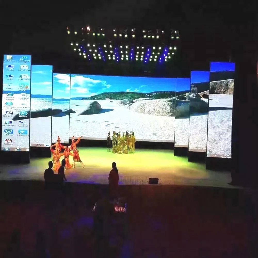 

Hongwei 360 Degree Led Display Screen Curved Indoor P3 Advertising Stage Background Screen Wall Display