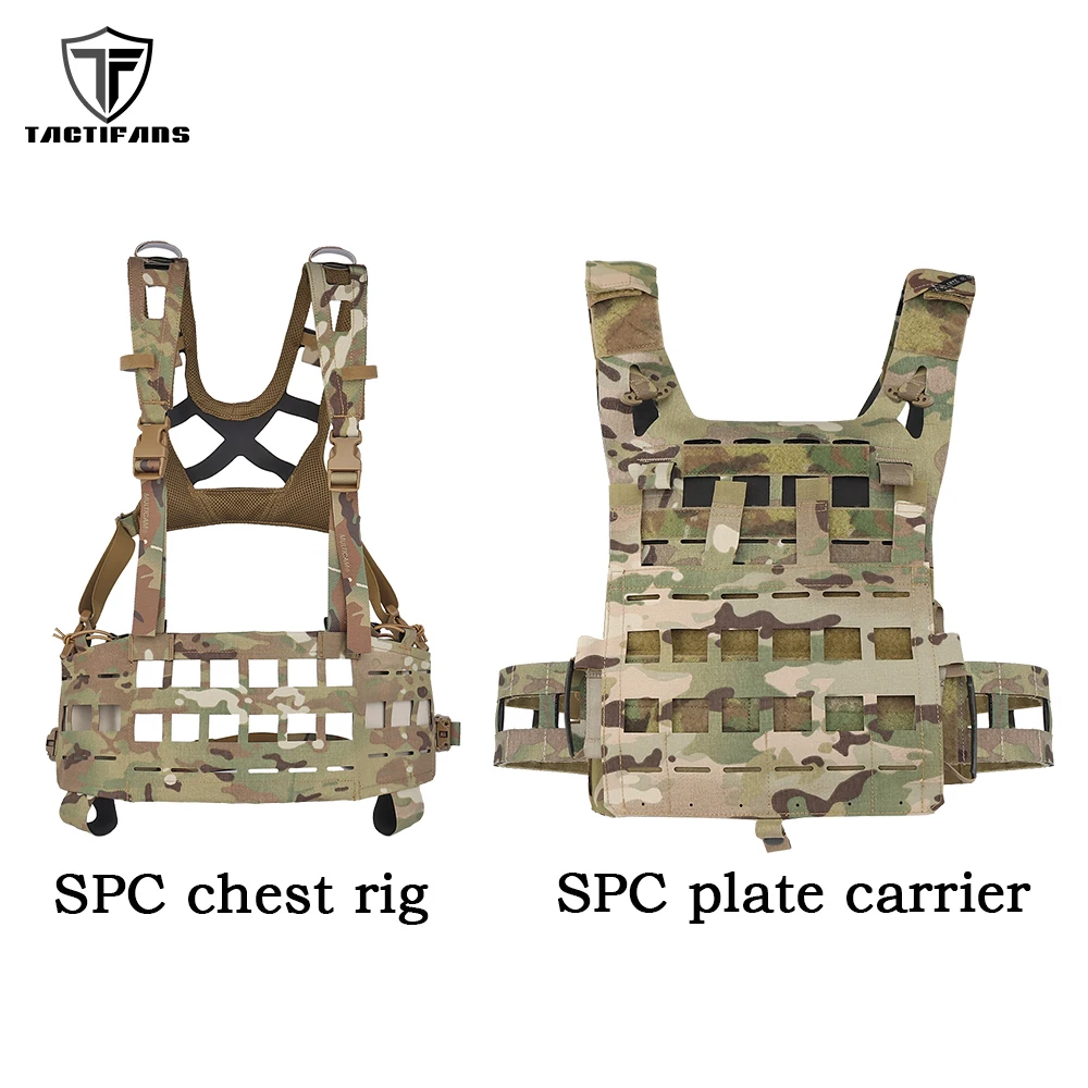 

Tactical Structural Plate Carrier SPC Vest Laser Cut Molle Chest Rig Quick Release System Cummerbund Hunting JPC CPC Vest