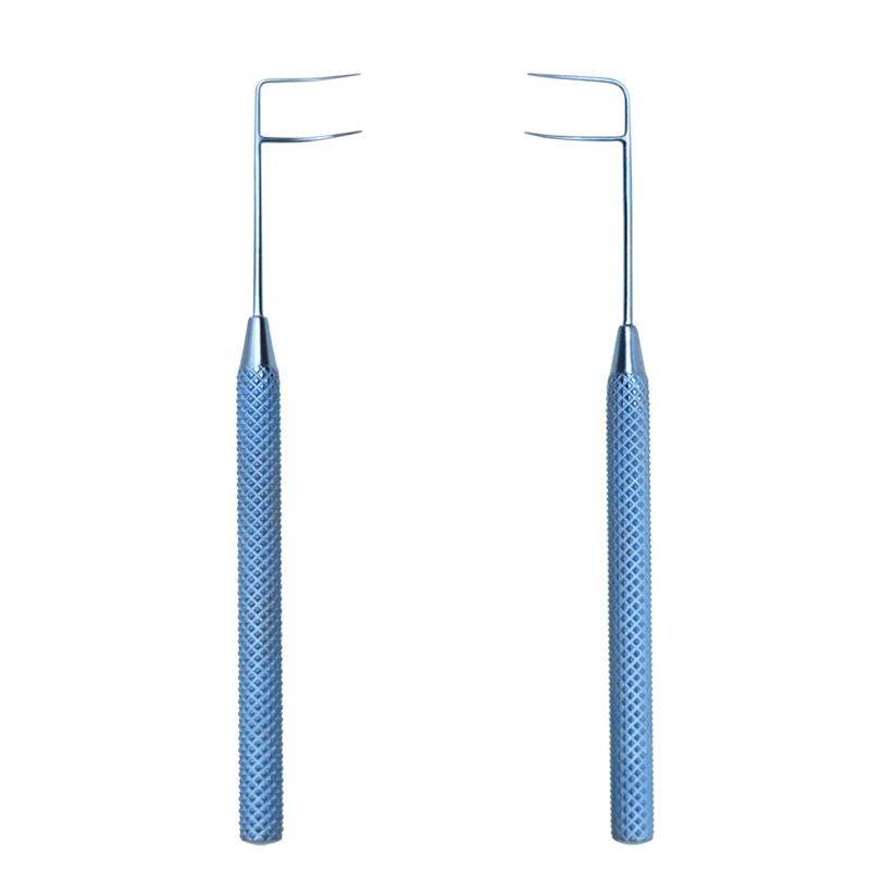 

High Quality 2PCS Titanium Autoclavable Trabeculotome Set Fine Head Ophthalmic Tools Kit