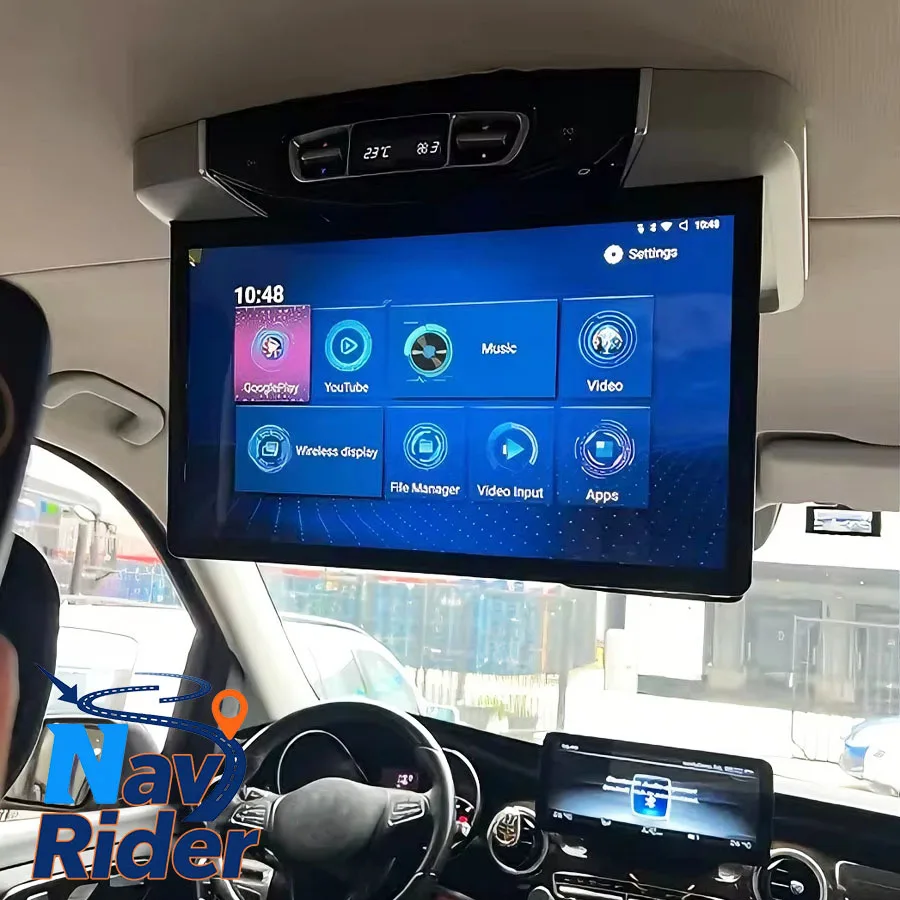 1920*1080 For Mercedes Benz V260 V260L V-class V Class Roof Screen Ceiling Monitor Multimedia Player Mirror Link Remote Control