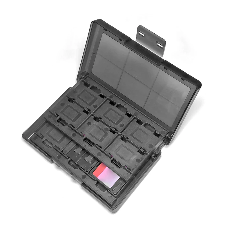 DATA FROG 24 In 1 Portable Game Cards Case Compatible-Switch Game Memory SD Card Holder For Switch Lite Accessories - view 5