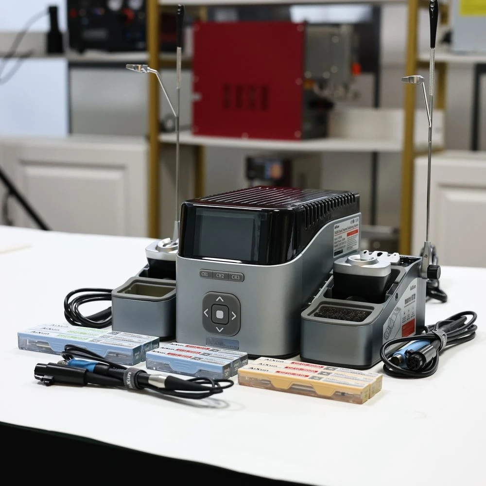 

AIXUN T420D Intelligent Dual Welding Station for Mobile Phones With T210 T245 T115 Handle Set