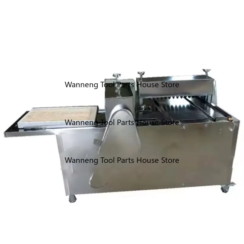 Factory Price Automatic Electric Peanut Crispy Candy Nougat Candy Cutting Cutter Machine Chocolate Crisp Cutting Machine