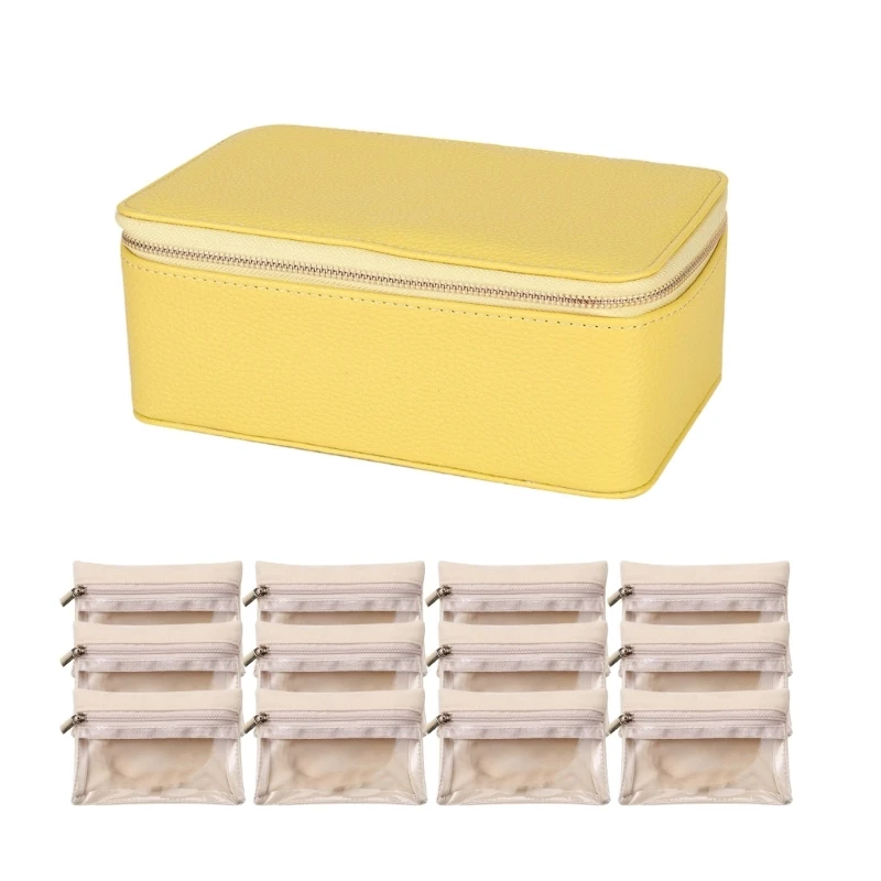 

Convenient Jewelry Travel Case 12 Pcs Bags for Quick Access to Accessories