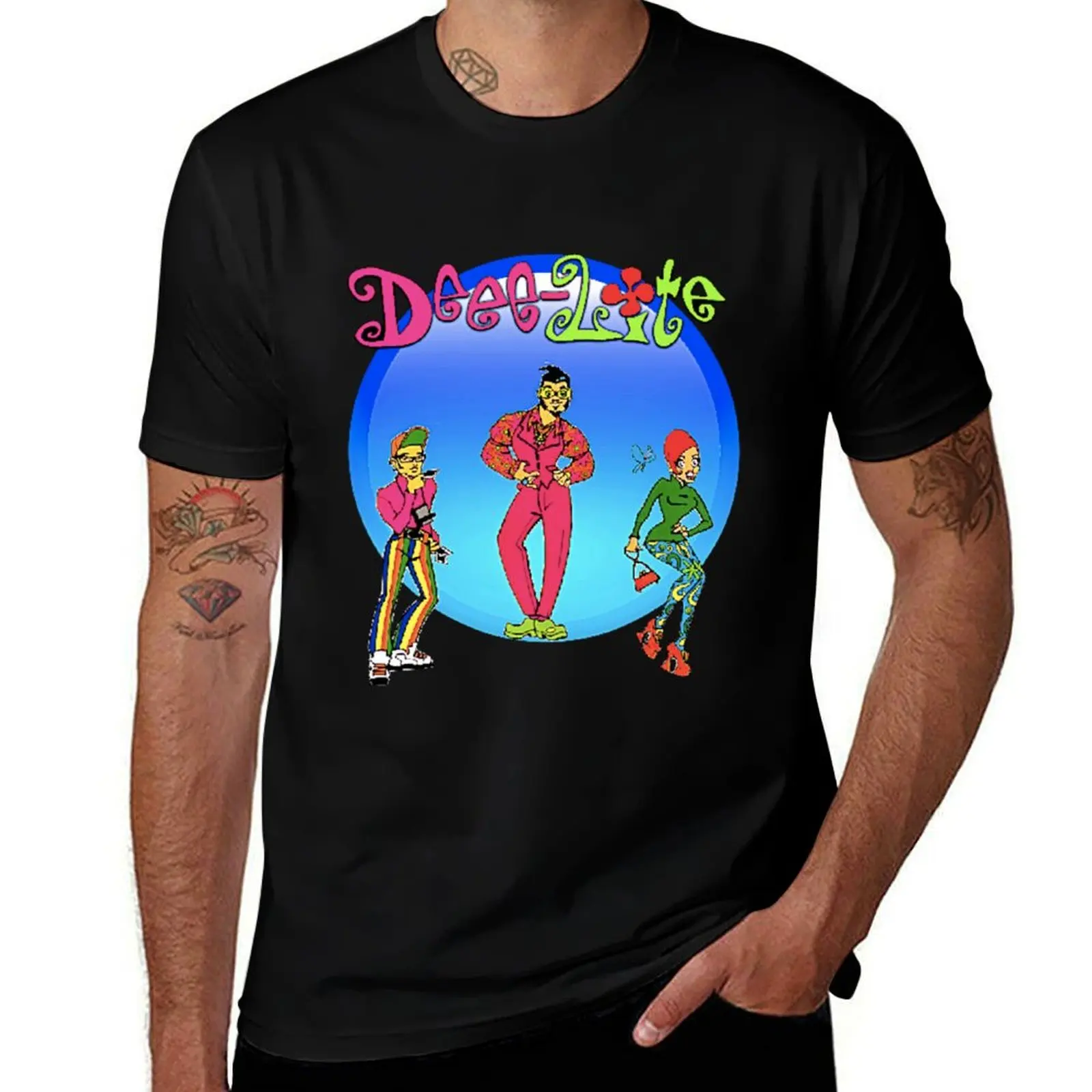 

DEEE-LITE ANIMATION BALL T-Shirt man t shirts cotton t shirts for man cotton T-Shirt