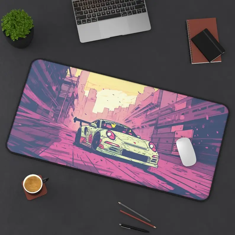 

Cartoon Car Mouse Pad, Nostalgic Theme Desk Pad, Non-Slip Waterproof Mouse Pad, Office Decoration, Perfect Gift for Friends
