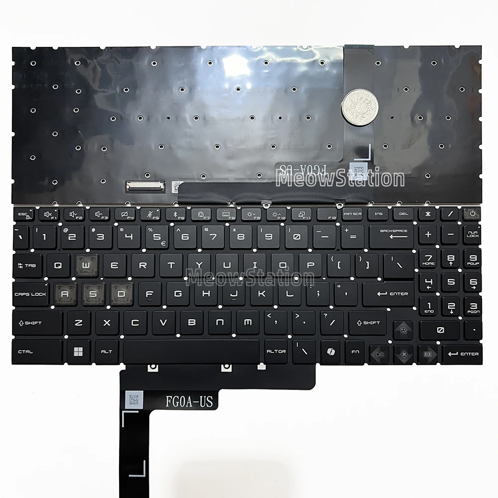 

Клавиатура США с RGB-подсветкой для MSI MS-17S2,Raider GE68 HX 14V 14VIG 14VHG 14VGG 14VFG,GE78 HX 14V 14VFG 14VGG 14VHG 14VIG/Vector 16 HX A2XW/A2XWHG,17 HX A14VHG,16 FHD/QHD,16 HX A14VHG/A14V/A13VHG/A14VFG/A14VIG