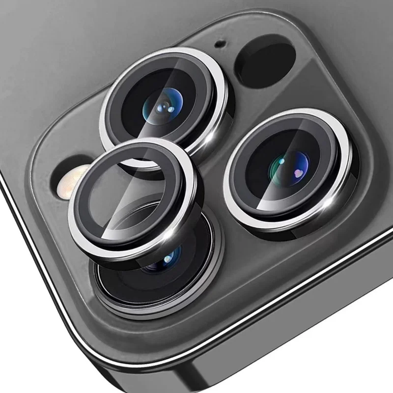 2-3PCS Metal Camera Protector For iPhone 16 15 14 Pro Max Alloy Ring Lens Glass For Iphone 15pro Back Lens Cap image 6