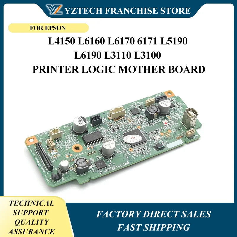 

Formatter Board Main Board L4160 L1110 L3150 for Epson L4150 L6160 L6170 6171 L5190 L6190 L3110 L3100 Printer Logic Mother Board