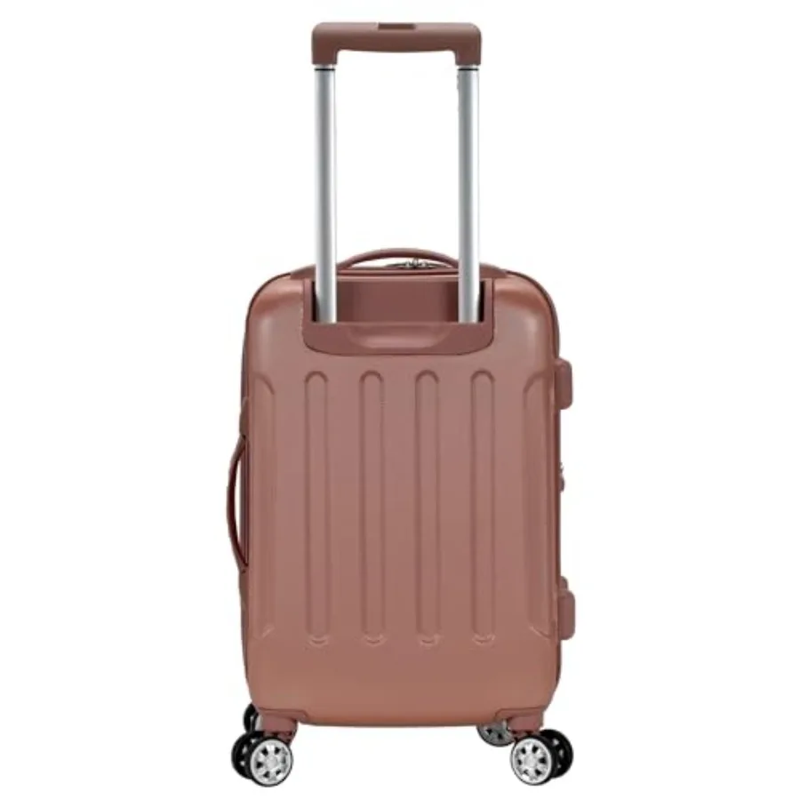 London Hardside Spinner Wheel Luggage, Carry-On 20", Rose Gold