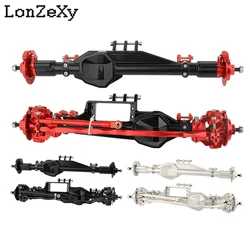 All Metal Front and Rear Axle with Differential Assembly for Axial RBX10 Ryft Off-Road Pipe Unwheeling Upgraded Accessories