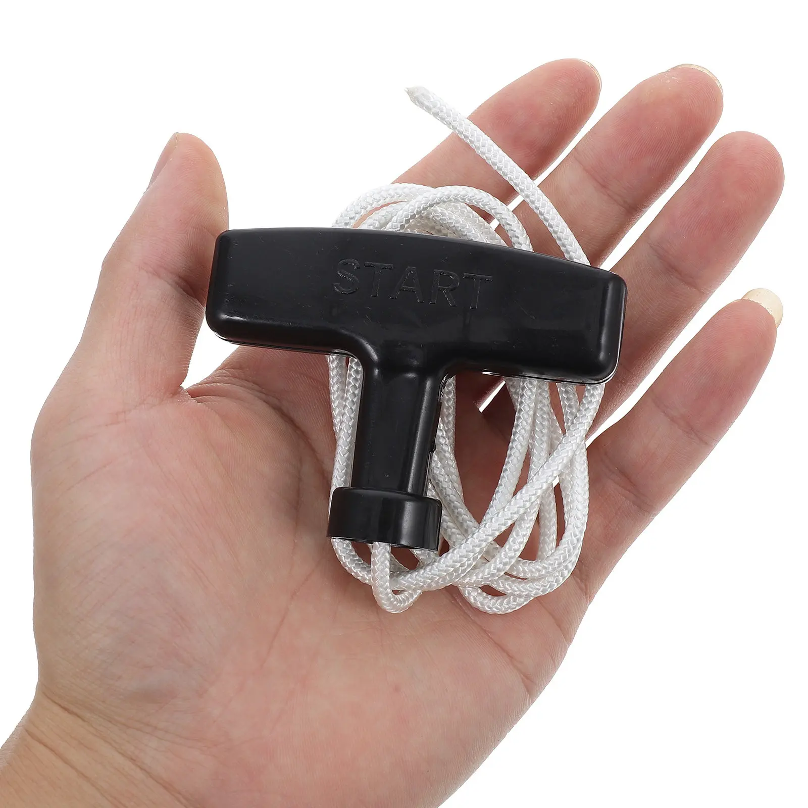 2Set Universal Lawn Mower Pull Cord Handle Starter Rapid Engine Start Replacement for Small Engine Grass Trimmer Parts