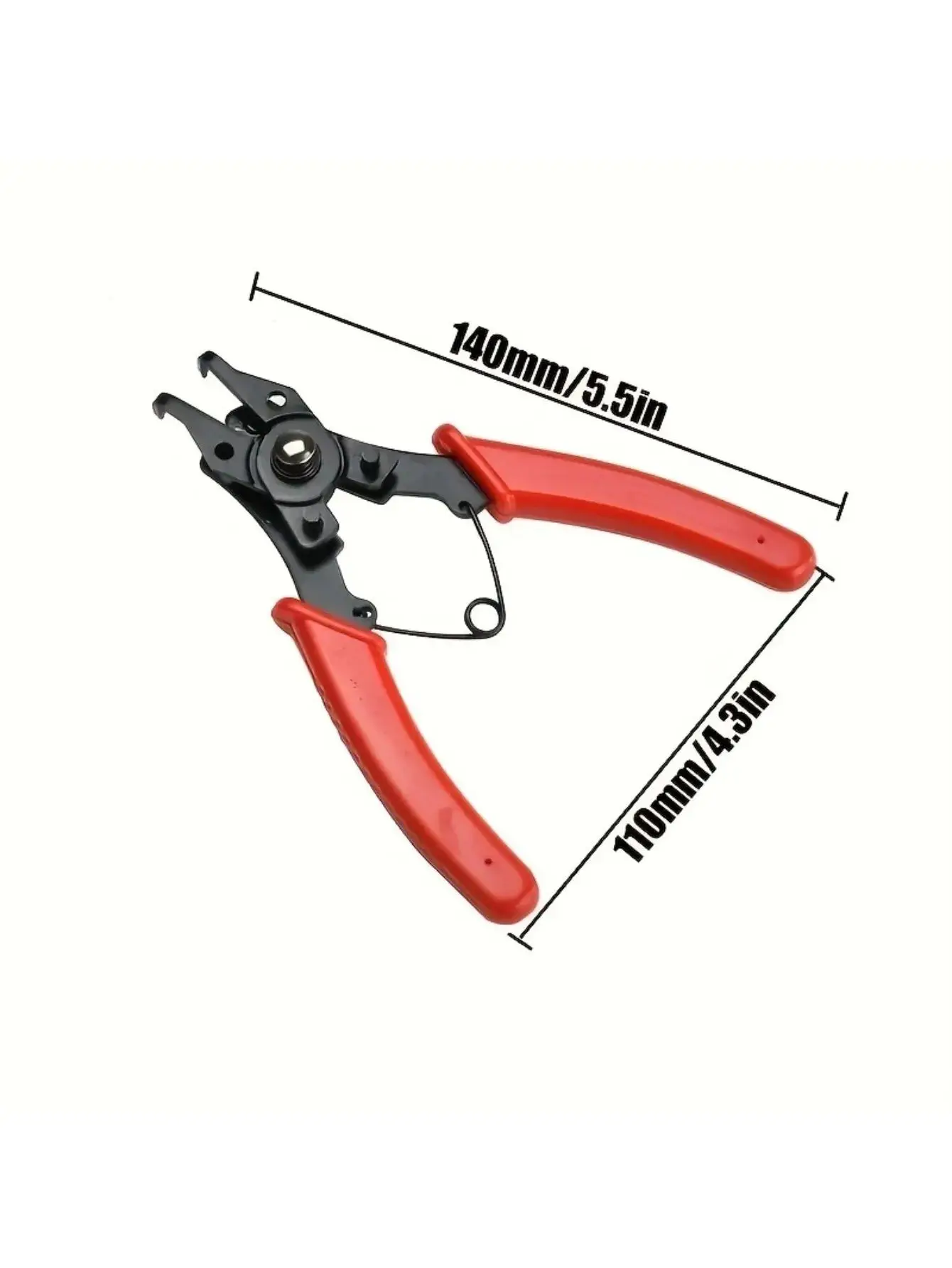 4-in-1 Sicherungsringzangen-Set, Multifunktionale Handwerkzeuge mit Wechselbaren Zangenköpfen – Detail 2