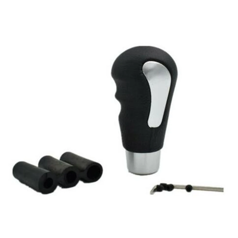 

Car Auto Manual Gear Shifter Lever Gear Shift Knob Black Leather