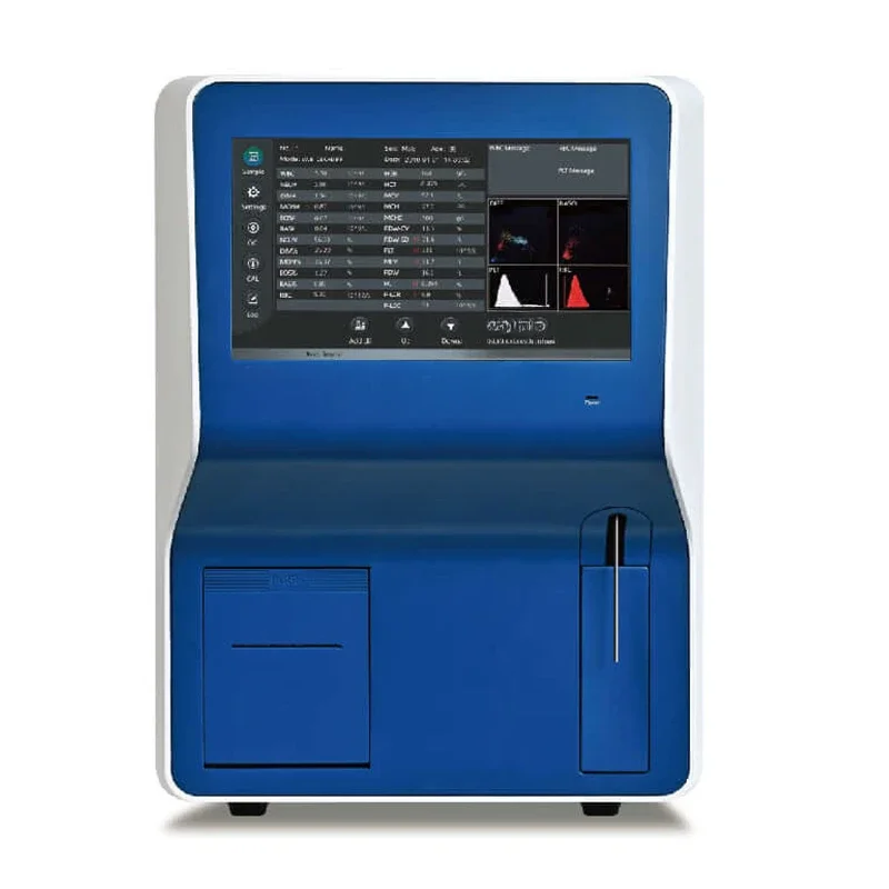 Touch Screen Automated open system human 5-part hematology analyzer for laboratory