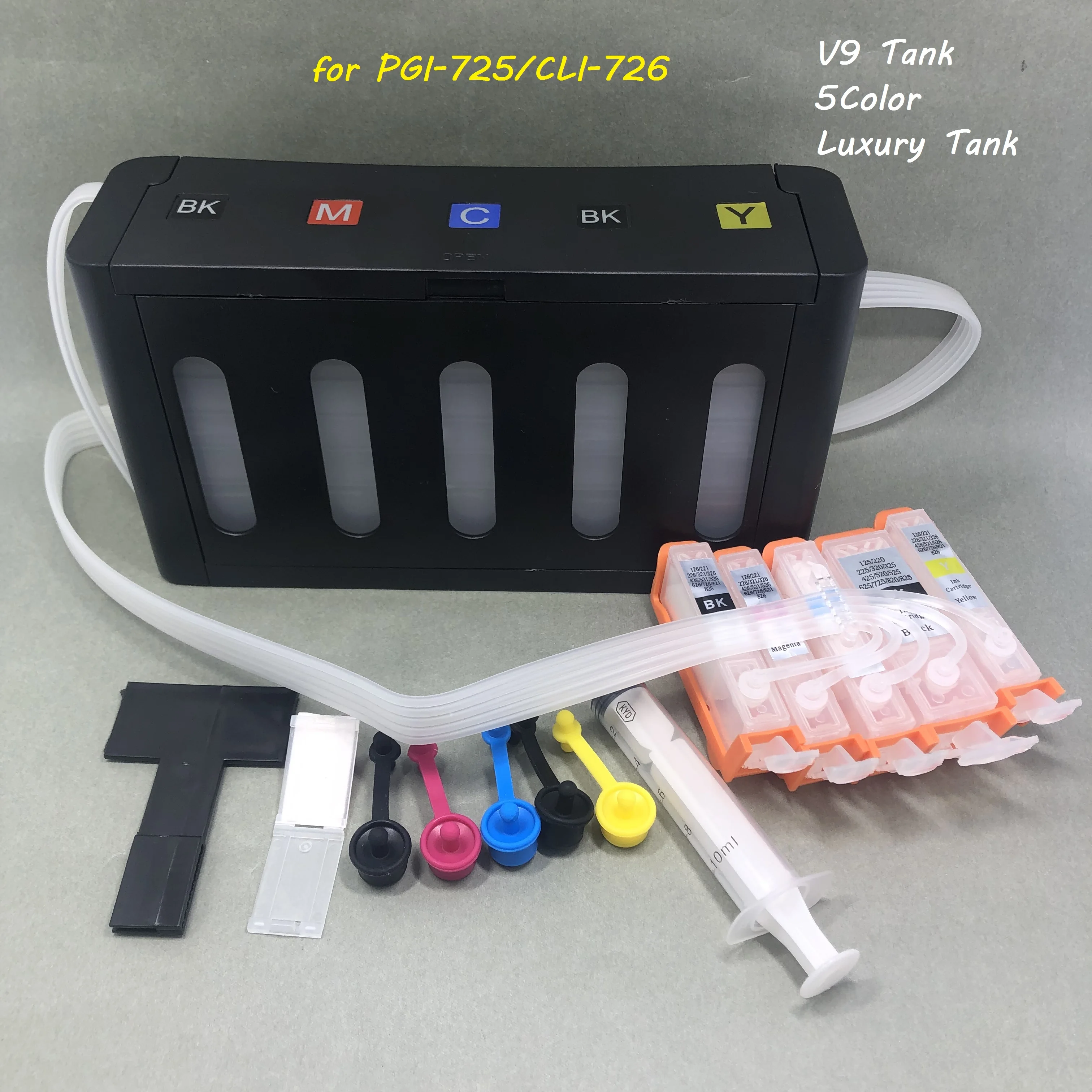 PGI-725 CLI-726 CISS Ink System for Canon PIXMA IP4870 IP4970 IX6570 MG5170 MG5270 MG5370 MX886 MX897 MG6170 MG6270 MG8170 8270