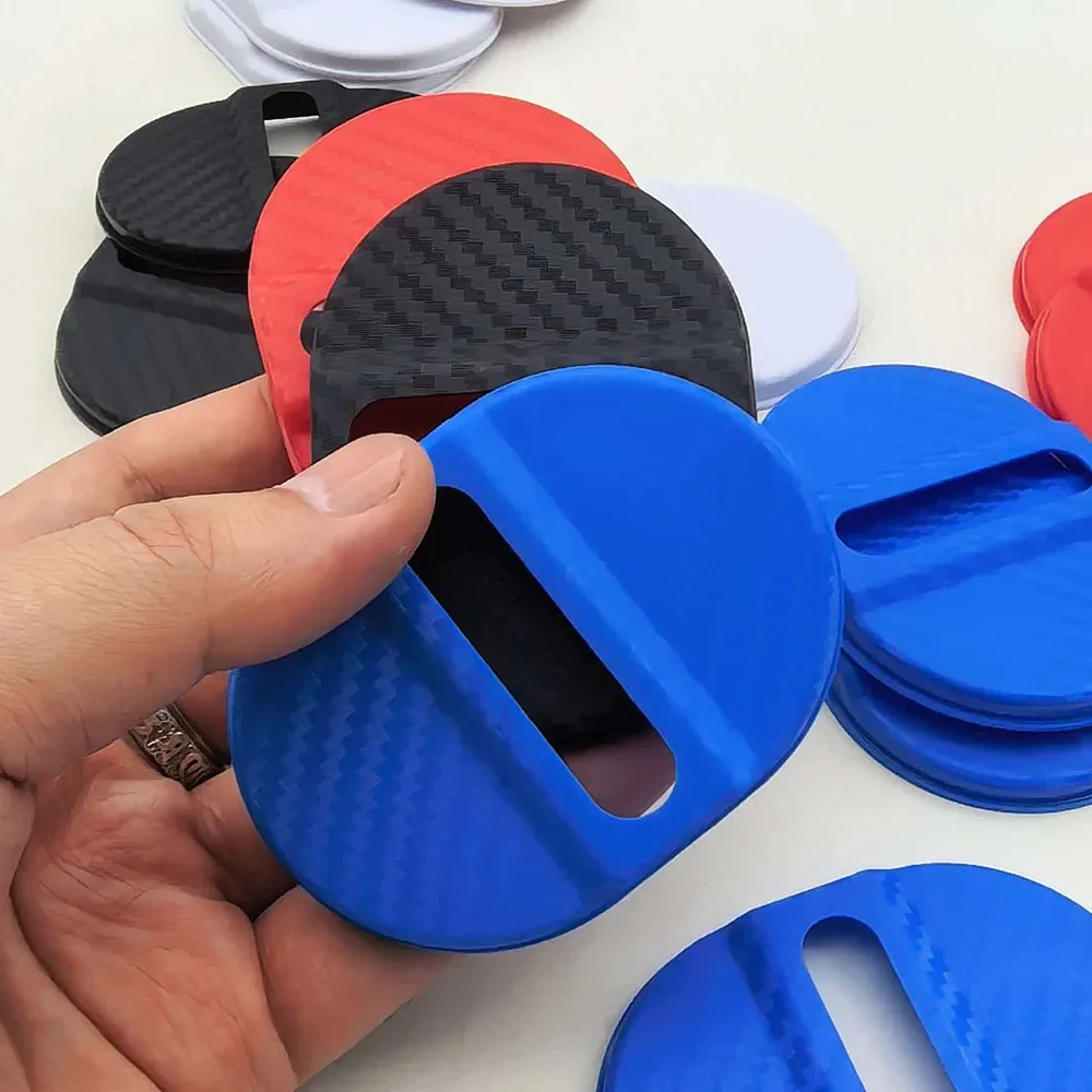 Universal Car Door Lock Protective Cover 4PCS Self-adhesive Car Decorative Accessories Car Door Lock Anti Rust Sleeve