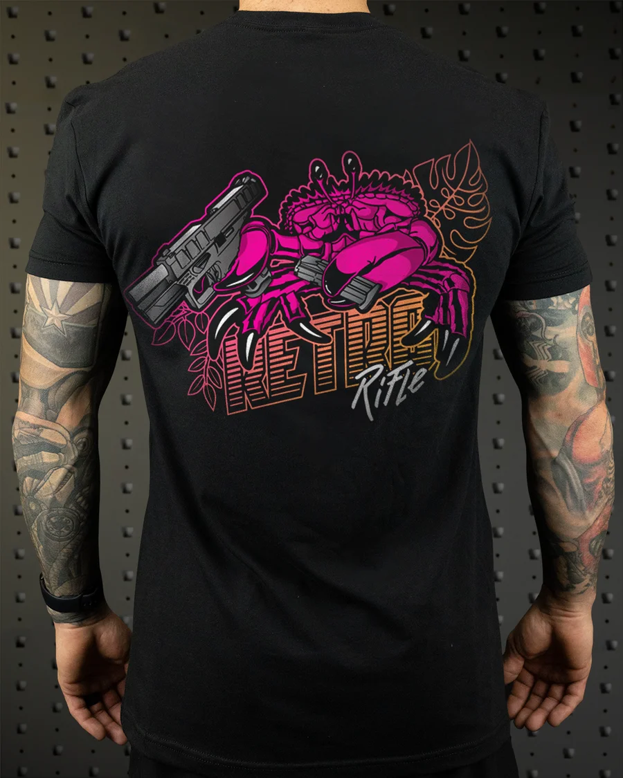 New Retro Rifle - Men's T-Shirt - Crab Tee Graphic Printing High-end Luxury Unisex Style Both of Men and Women