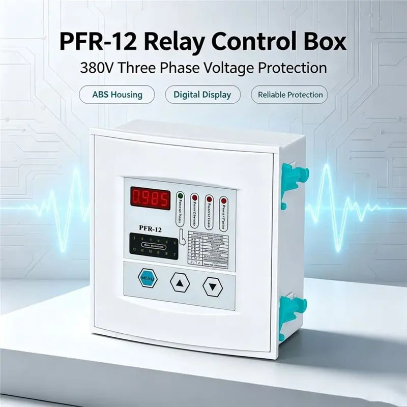 A93E-PFR-12 Solid State Relay Power Factor Controller , 12 Steps, 380VAC 50/60Hz
