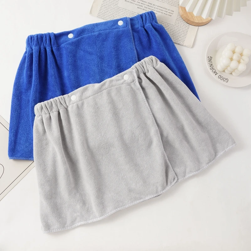 

Men's Bath Towel Shorts Briefs Sexy Shorts Can Absorb Water and Wear Externally Underwear Underpants with Buckle Summer Panties
