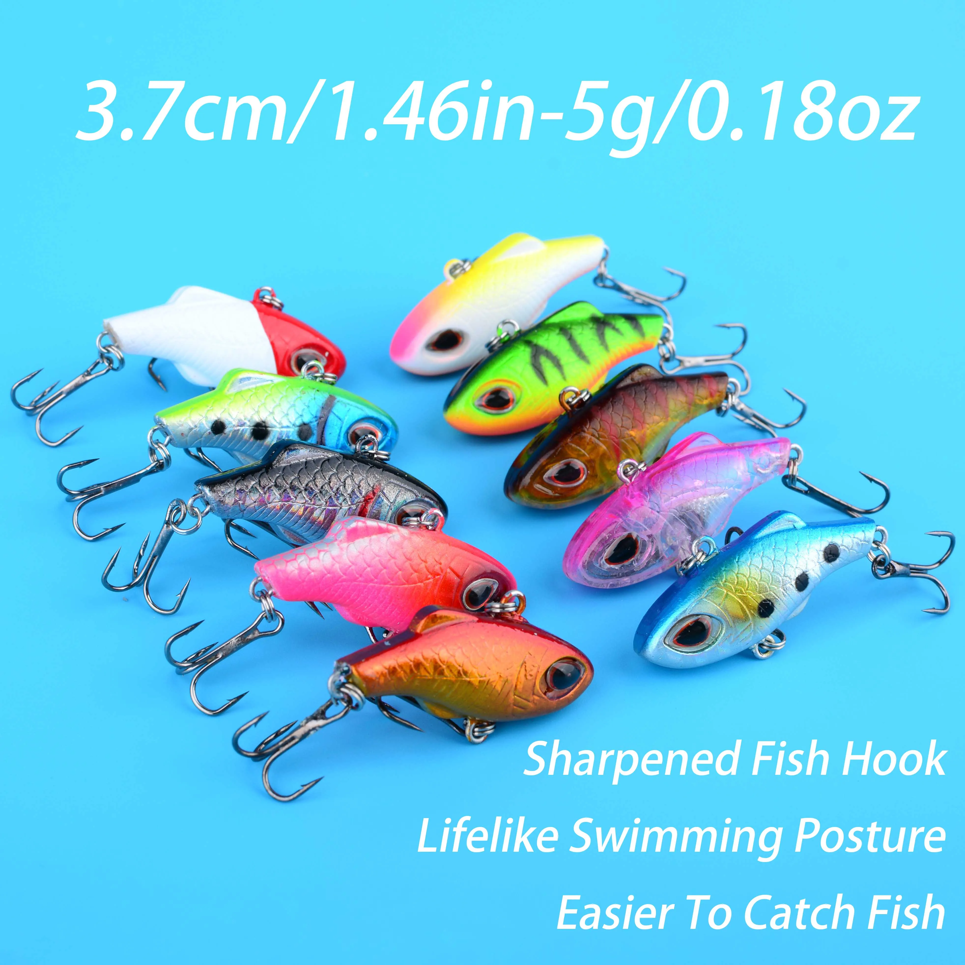 Mini Crankbait Wobbler – Señuelo duro para pesca en hielo - imagen 5