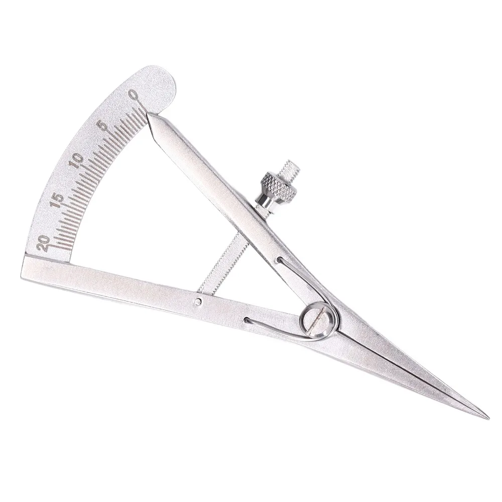 Durable Stainless Steel Marking Gauge Screw Lock Adjustable Pitch Gauge High Accuracy Spring Divider Metalwork