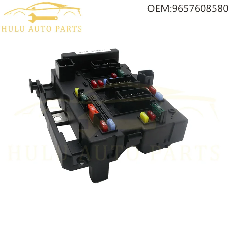 High Quality 9657608580 9657608780 Car Fuse Box Assembly New For Citroen C3 C5 C8 Xsara Peugeot 206 307 406 807 6500Y1 6500Y0