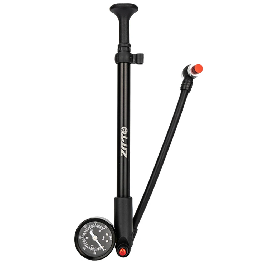 

300PSI MTB Bike Shock Pump with Gauge Bike Air Shock Absorber High Pressure Portable Cycling Inflator for Fork & Rear Suspension