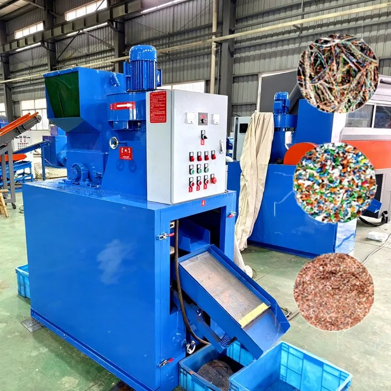 【Popular】Mini-Type Waste Metal Recycling Scrap Copper Wire Cable Granulator Machine  Cable Wire and Plastic Separation Machine