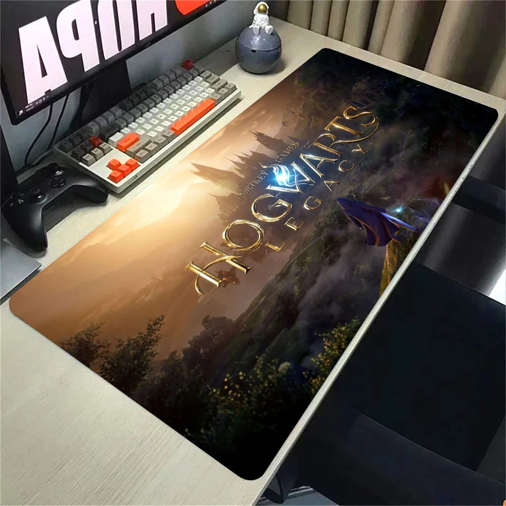 Tapis de souris h-hogwarts Legacy grand tapis de souris de jeu Gamer en caoutchouc ordinateur clavier tapis bureau tapis de souris antidérapant tapis de bureau d'ordinateur portable