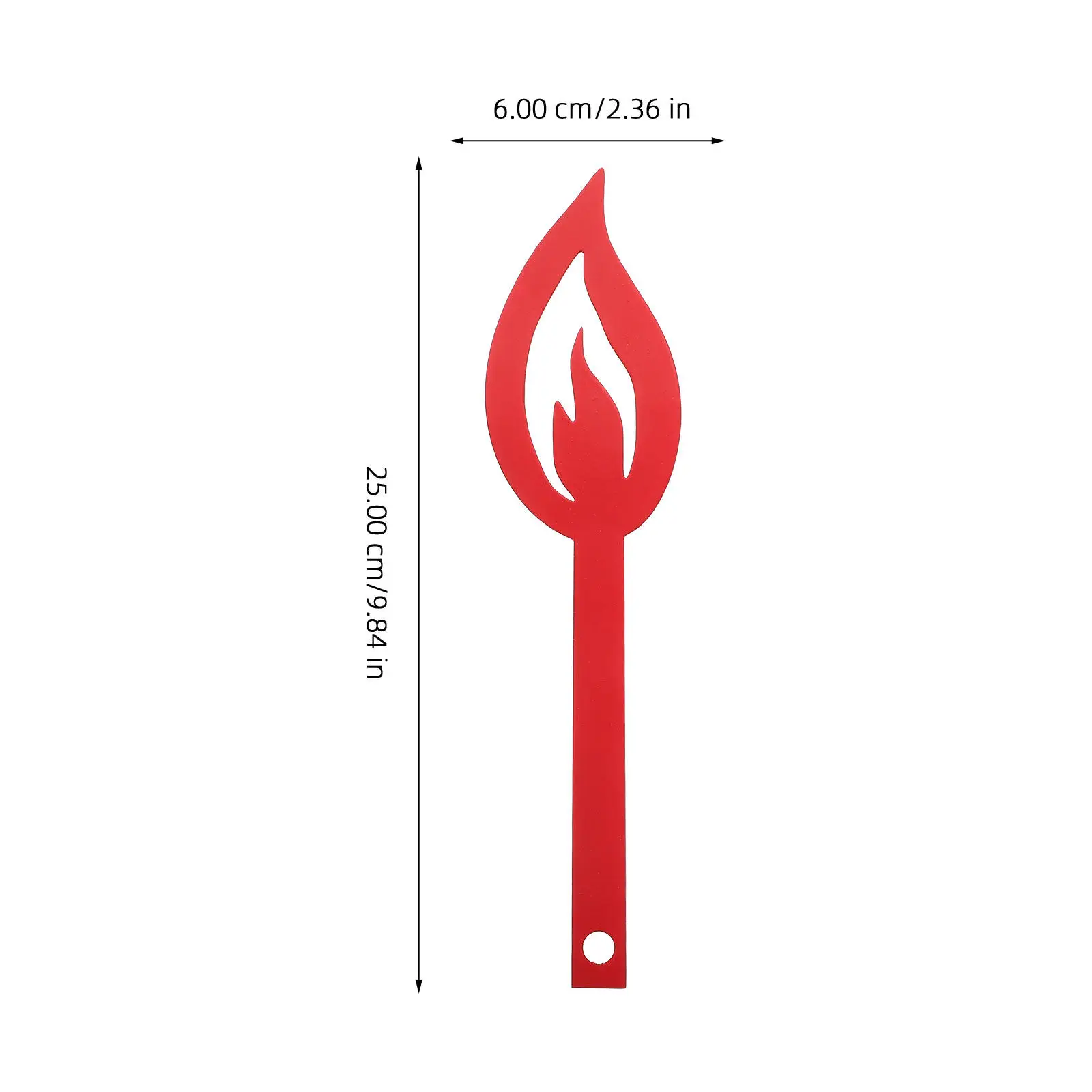 Flame-Shaped Iron Mailbox Decor Ornament for Outdoor Garden Yard Front Door Wall Mount - Adorable Eye-Catching Mailbox Flag Sign