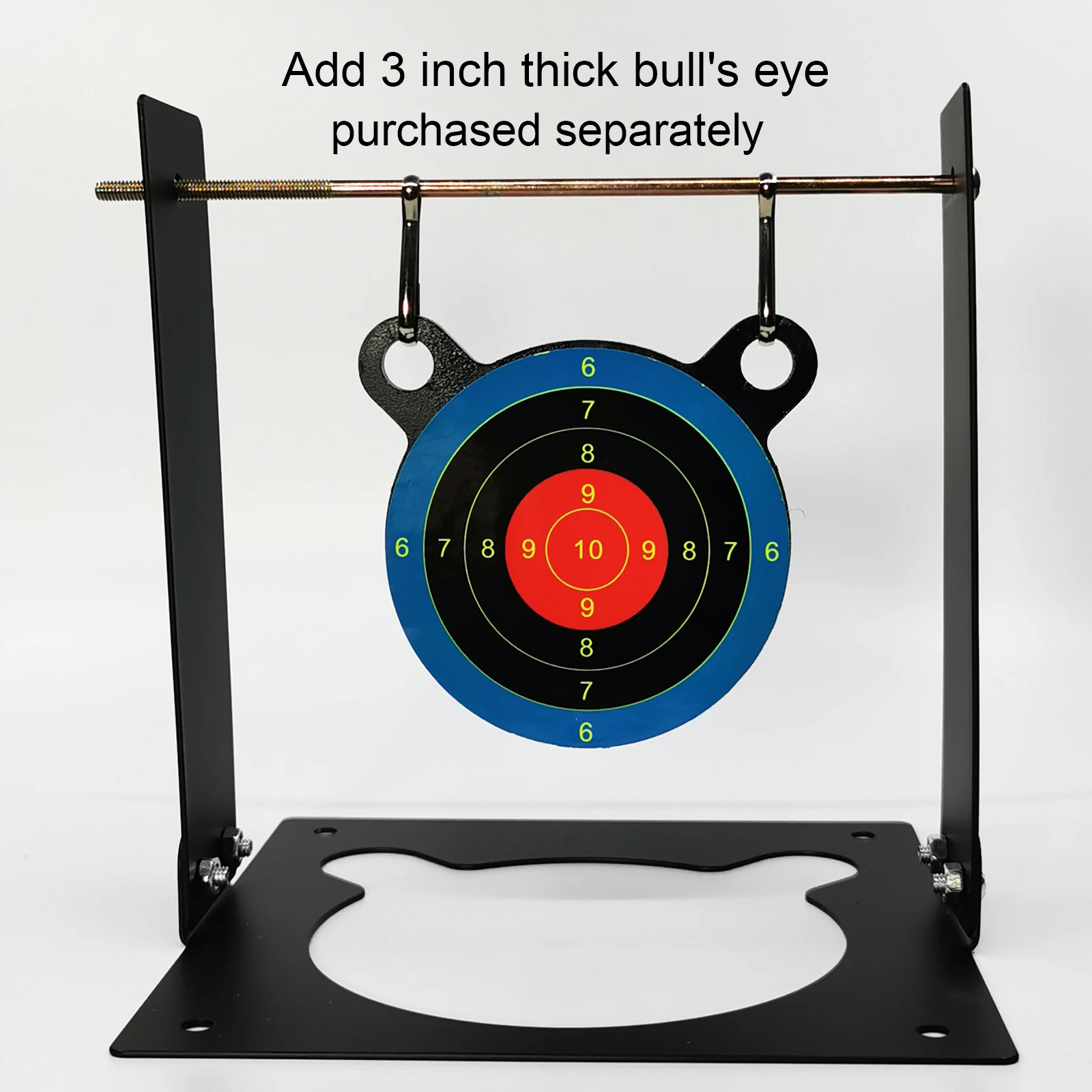 Target Trainer 10cm Steel Bear Shape Creative Parts Portable Durable Outdoor Bear Hanging Target Shooting Targets
