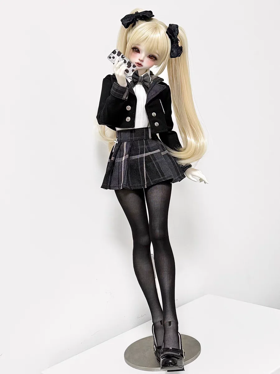 

BID doll clothes suitable for 1/4 size new college style suit uniform JK set 5-piece set goddess secret feeling