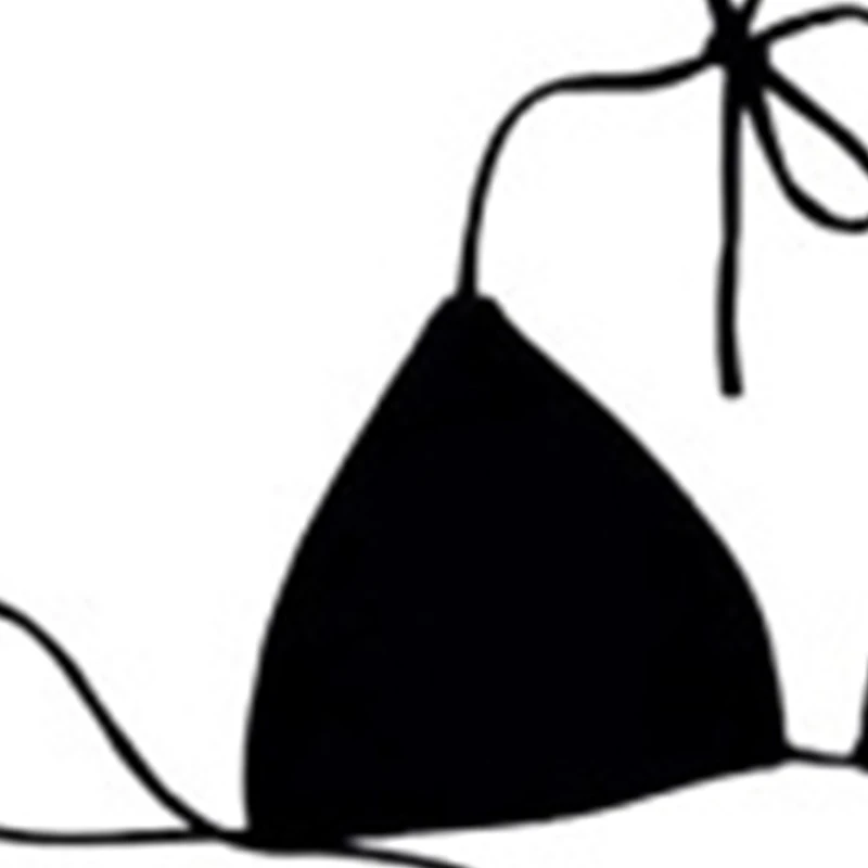 Factory Direct Sales Summer New Sexy Pure Color Bikini Women's Beach Vacation