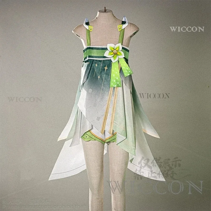 

ss23Game Wuthering Waves Verina Cosplay Costume Wig Long Hair Game Botanist New Federation Huanglong Halloween For Women Girls P