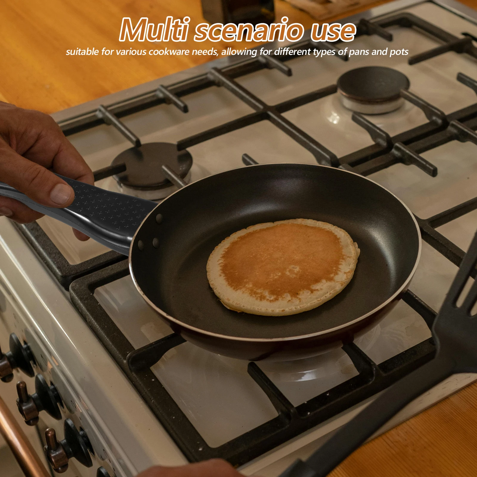 

Universal Adjustable Long Handle Replacement for Frying Pans Pots Anti-Scald Install Kitchen Cookware Accessories