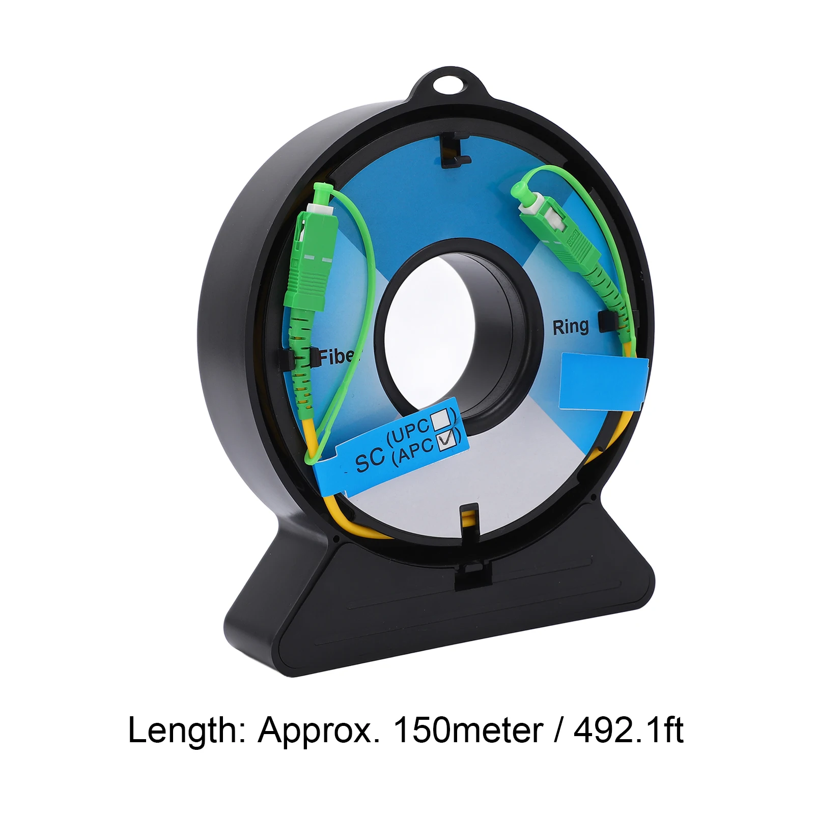 Tester per eliminatore di zona morta con anello in fibra ottica per scatola di cavi di lancio OTDR SCAPC a SCAPC SM 150 metri