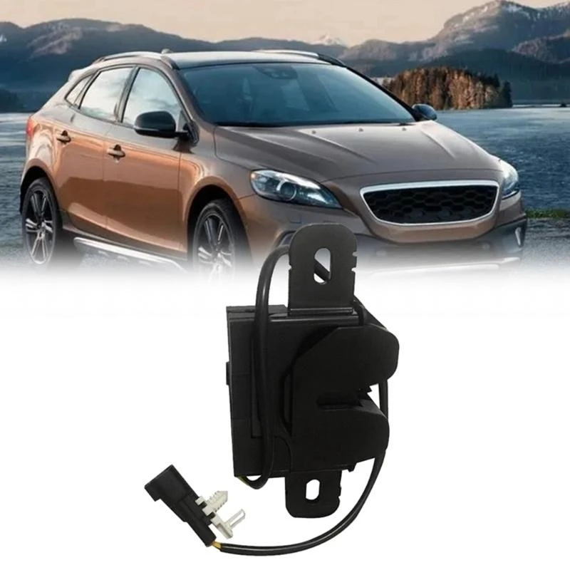 A2UC Car Engine Hoods LatchsLock Bonnet HoodsLock Cabin Lock Door Lock Assembly Compatible For S60 V40 2012-2020 31371016