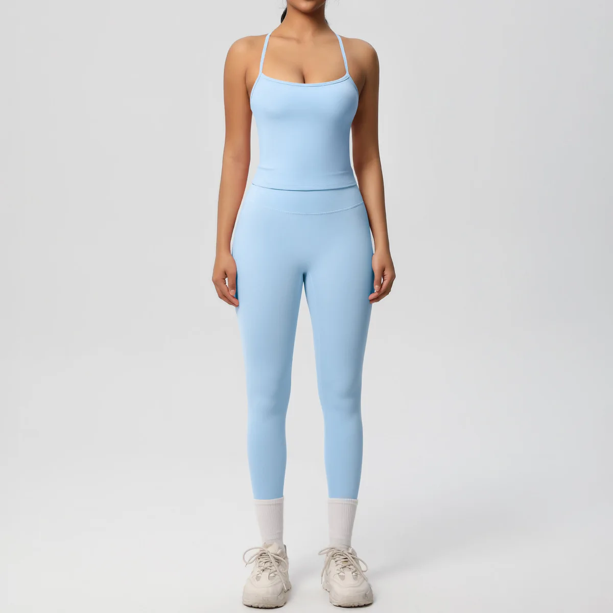 Yoga Shirts Women Long Sleeve Tops Fitness Running Gym Clothes Workout High Elastic Sports Athletic Crop Tops XP260 image 5