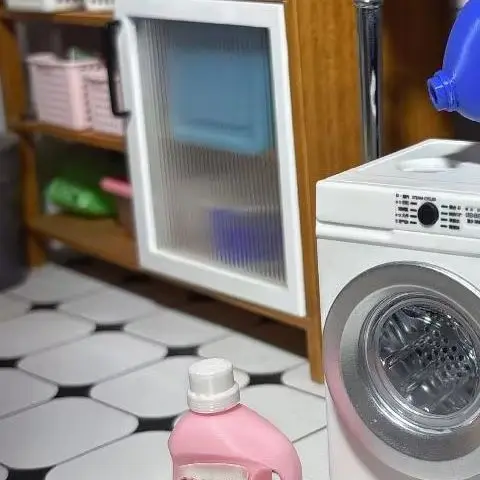 

1 Piece Dollhouse Mini Laundry Detergent Model Supermarket Miniature Scene Decoration Doll Accessories