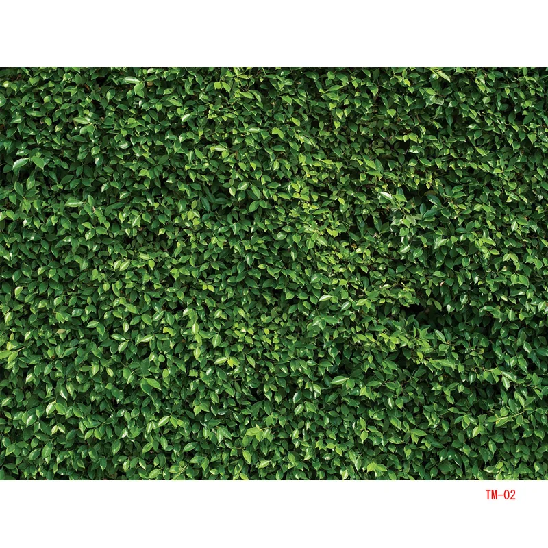 Green Leaves Backdrop Grass Natural Lawn Party Photography Backdrop Birthday Newborn Baby Lover Wedding Photo Studio Props DD-01