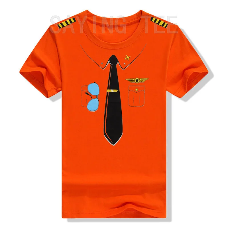 Y2k Flugzeugliebhaber Die Pilotenuniform Grafik-Bekleidung für Männer und Jungen, Personalisiertes Flugzeugpiloten-T-Shirt aus weicher Baumwolle mit kurzen Ärmeln – Detail 9