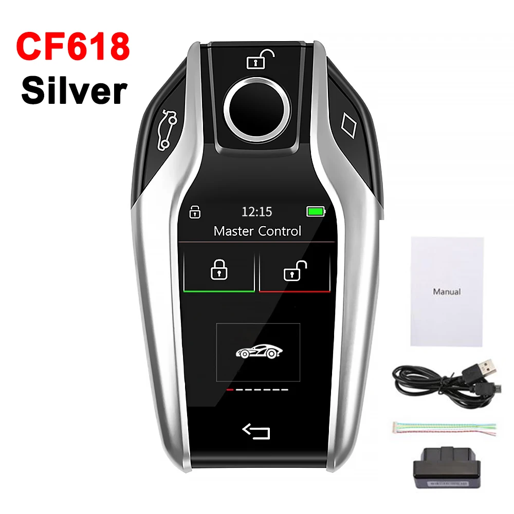 OBD CF618 Universal Modified LCD Smart Key For BMW Benz Audi Toyota Hyundai KIA Ford Honda GPS Apple Locator Comfortable Entry