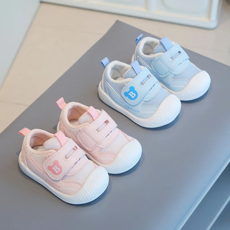 

Autumn Fashion Casual Walkers Mesh Breath Versatile Baby Girl Shoe Soft Sole Comfor Kid Canvas Shoes Popular Simple Boy Shoe