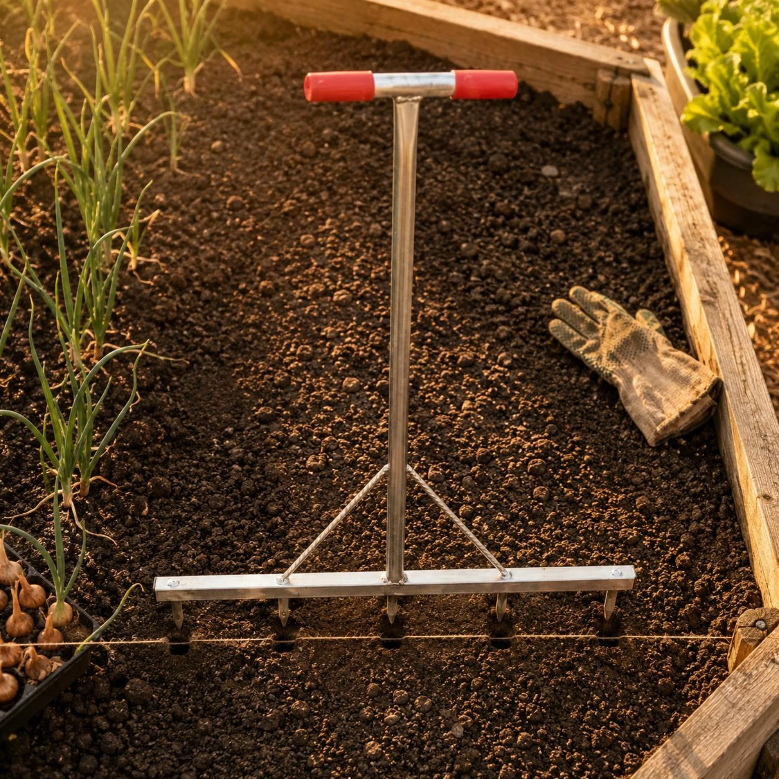 Wide Tine Bar Broad Fork Five  - Gardening Tools Sharp review and price