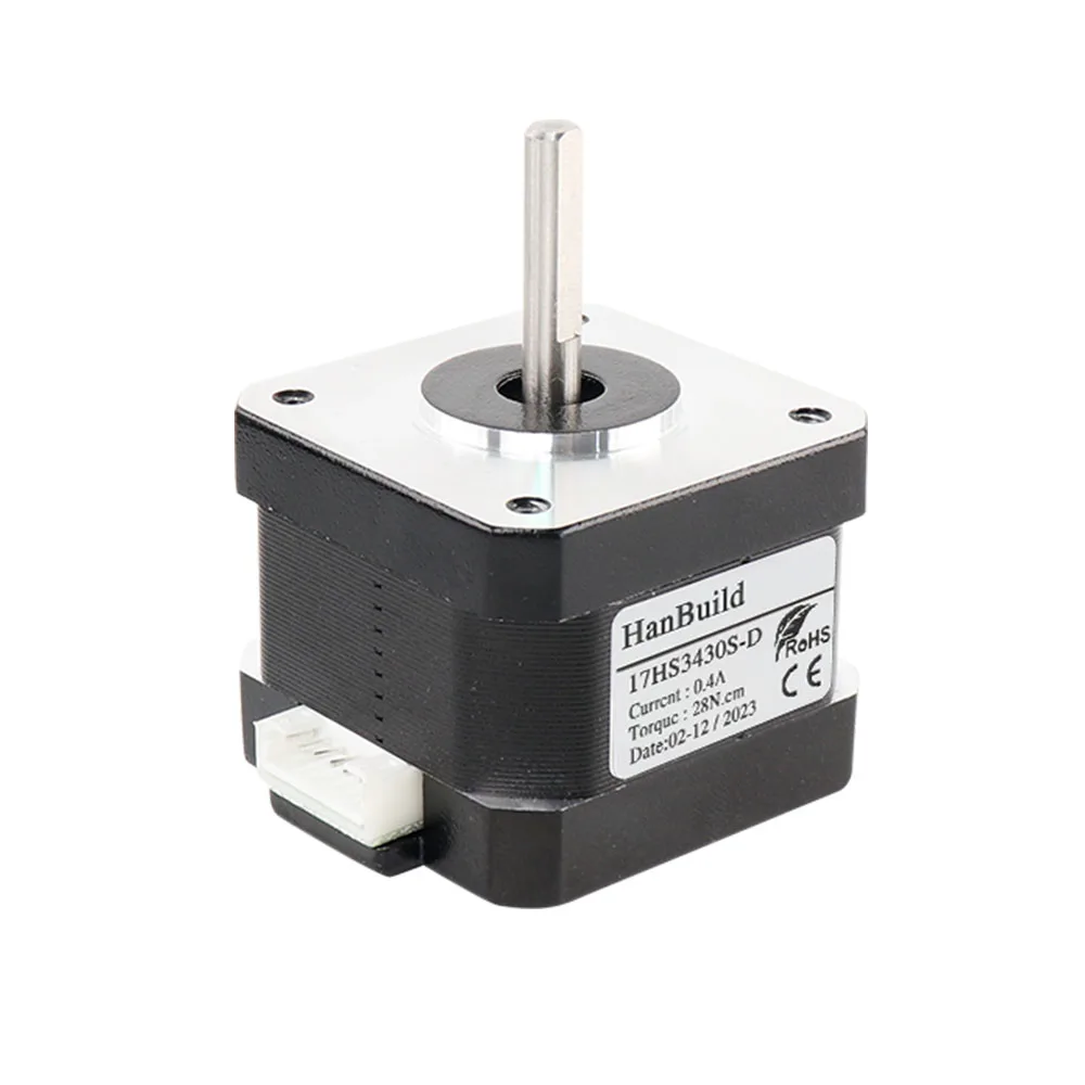 1PCS  17HS3430S 42 stepper motor 4-Lead Motor 0.4A 2800g.cm 34mm length for 3d Printer 12V Nema17 Stepper motor