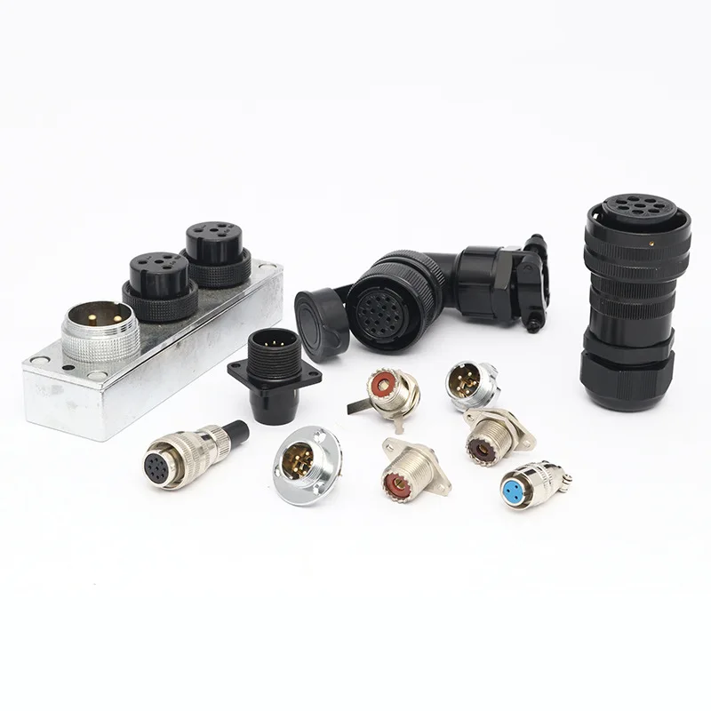 XS12 aviation plug quick connection plug 2/3/4/5/6/7/8 pin male and female small signal connector