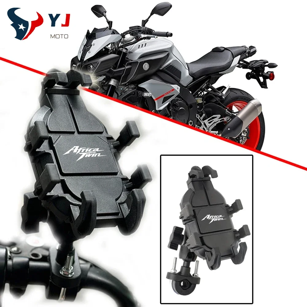 For Honda Africa Twin CRF1100L CRF1000L CRF 1100 XRV 750 Motorcycle Accessories Handlebar Mobile Phone Holder GPS Stand Bracket