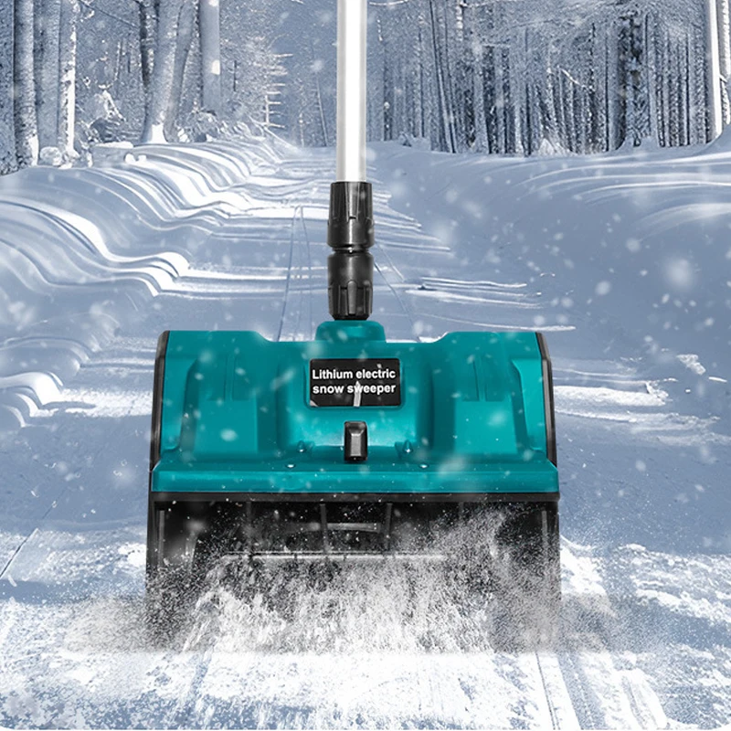 Electric Snow Plow Snow Sweeper Brushless/Brushed Cordless Snow Shovel Courtyard Street Snow Removal Tool For Makita No Battery