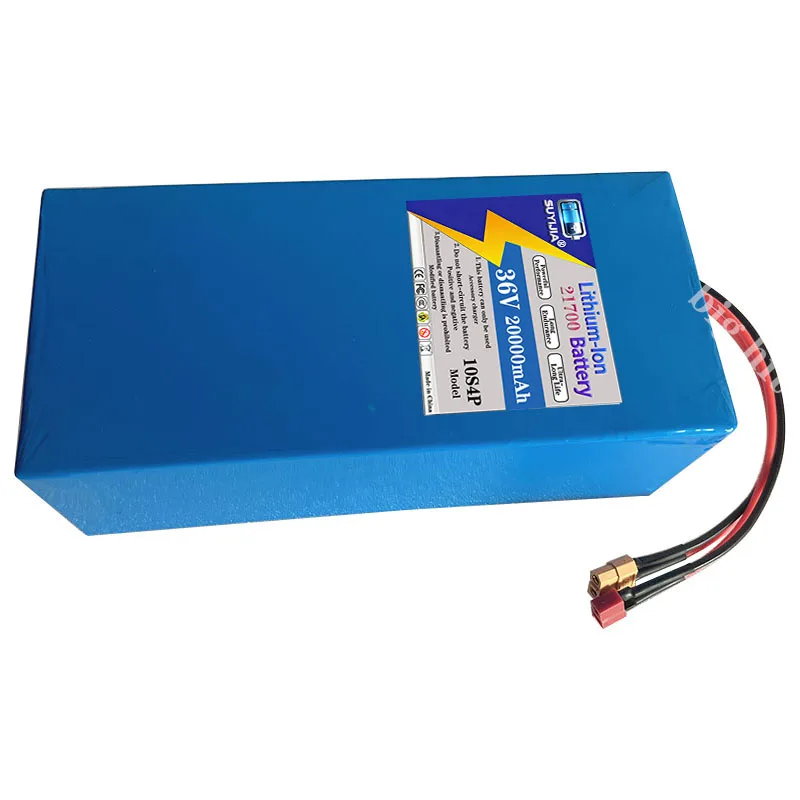 2026new 36V 20000mAh 21700 10S4P 800W Battery Pack High Power with BMS Protection Suitable for Electric Skateboards and Bicycles